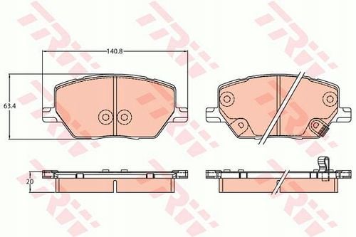 Klocki hamulcowe TRW GDB3629 na Arena.pl