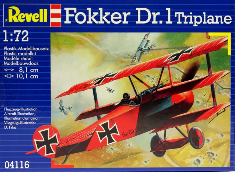 Model samolotu Fokker Dr. 1 zdjęcie 2