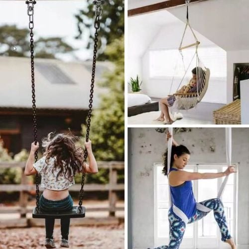 HAK OBROTOWY 360° UCHWYT SUFITOWY MOCOWANIE SUFITOWE DO HUŚTAWKI na Arena.pl