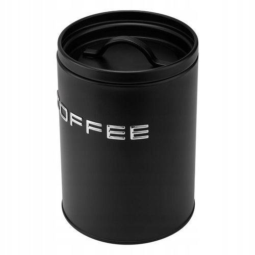 Komplet 3 pojemniki ALEX COFFEE SUGAR TEA czarny kawa cukier herbata zestaw na Arena.pl