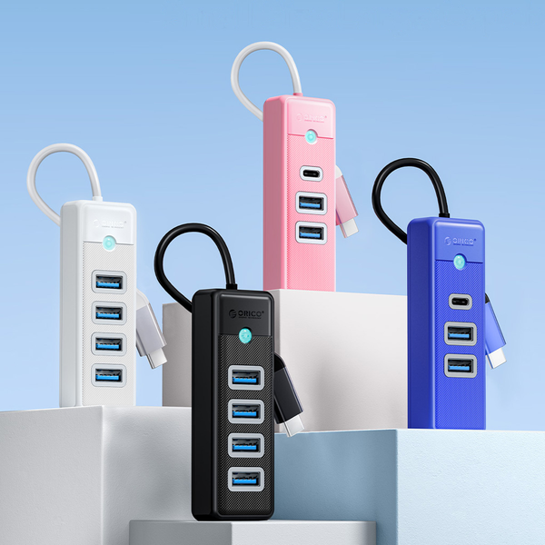 Orico Hub USB-C 4x USB-A 3.1 czarny zdjęcie 10