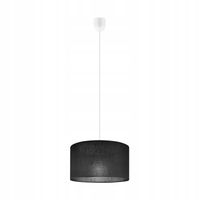 LAMPA WISZĄCA LAMKUR VIVIAN 48642 CZARNY / BIAŁY