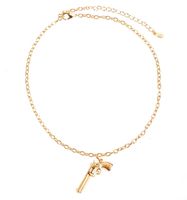 łańcuszek z dużym pistoletem (c15/lit/04au)