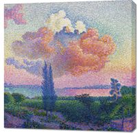 Obraz 90x90cm The Pink Cloud, Henri-Edmond Cross Vintage do Salonu