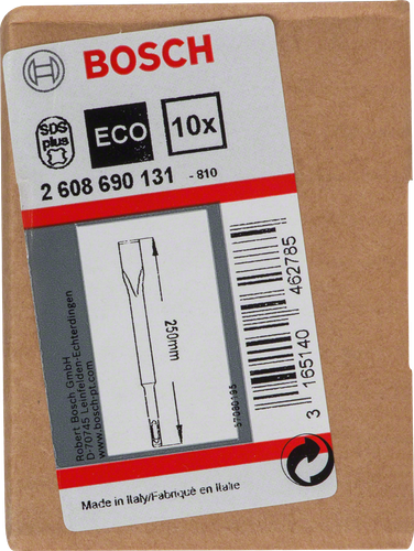 dłuto płaskie sds plus 20*250  10p - 10 szt - b 2608690131 na Arena.pl