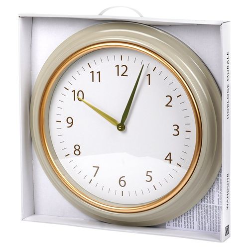 Zegar ścienny biały złoty 50 cm na Arena.pl