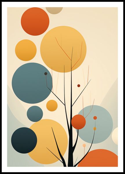 Plakat 68x98cm Harmonia Jesiennych Kolorów zdjęcie 3