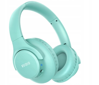 Słuchawki Bezprzewodowe Bluetooth Nauszne Kvidio HiFi Turkusowe