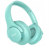 Słuchawki Bezprzewodowe Bluetooth Nauszne Kvidio HiFi Turkusowe