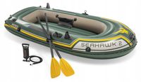 PONTON SEAHAWK 2 + WIOSŁA + POMPKA 236x114x41 cm - INTEX 68347 model 2025