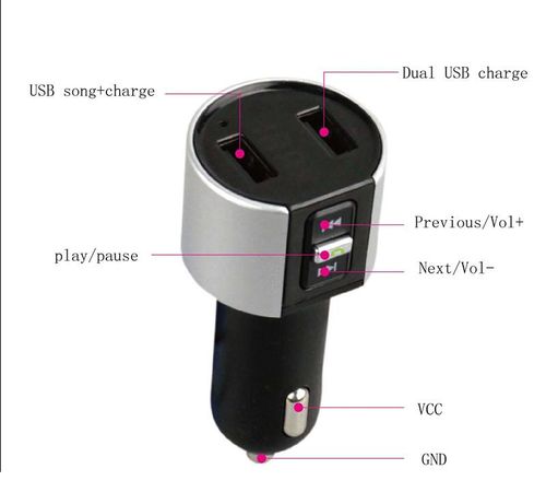 TRANSMITER FM ŁADOWARKA BLUETOOTH 3.4A 2X USB SAMOCHODOWA na Arena.pl