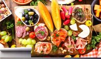 Fototapeta DESKI KUCHENNE SER MELON 370x250