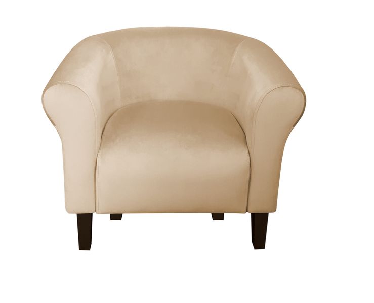 Fotel Milo nogi venge jasny brąz MG06 zdjęcie 2