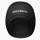 Czapka Rowerowa Rockbros Pod Kask UV Odblaski Czarna