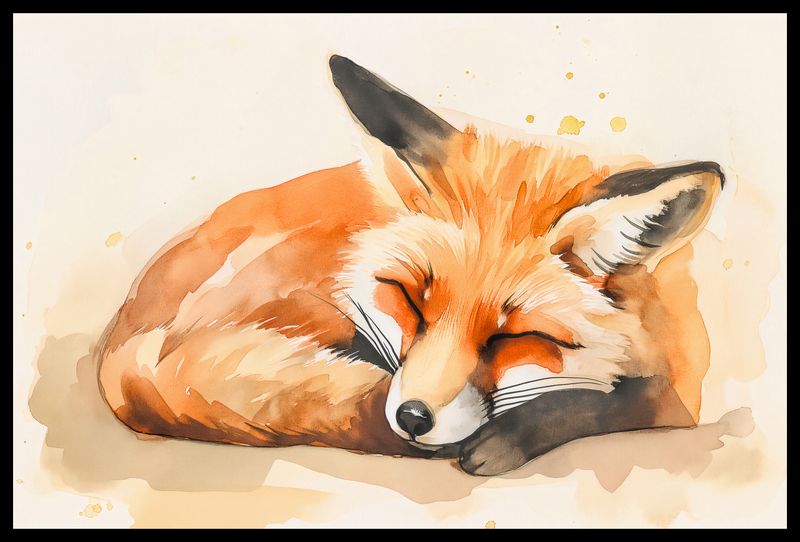 Plakat 60x40cm Akwarelowa Sielanka zdjęcie 2