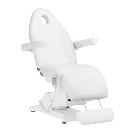 Fotel kosmetyczny elektryczny Sillon Basic 3 siln. biały na Arena.pl