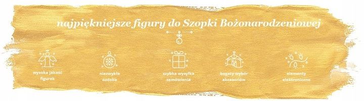 CUDOWNE Figurki do Szopki KOLOROWE, 11-części - maks. 7,0cm wysokie zdjęcie 2