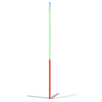 Lampa stojąca Johnny AZ4755 Azzardo LED 20W RGB stick biała