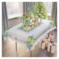 Obrus Dzwonki 150x350 cm 🔲 DomoweTekstylia | WN837D 350 | Boże Narodzenie