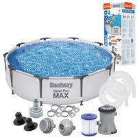 Basen ogrodowy 305x76 POMPA FILTR Bestway ZESTAW stelażowy MAX