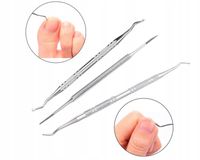 Zestaw do wrastających paznokci sonda podologiczna dwustronna PEDICURE