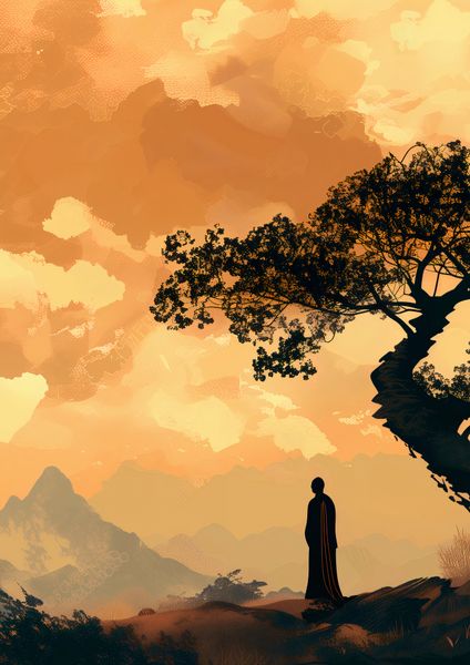 Plakat 29,7x42cm Zen zdjęcie 1