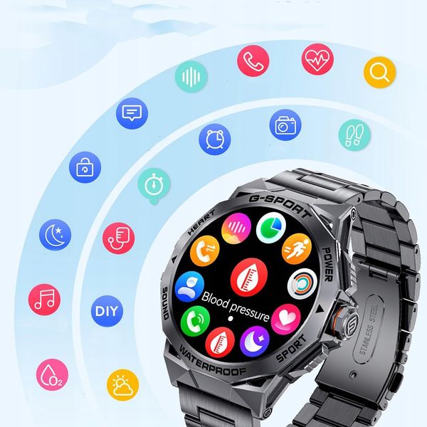 Smartwatch niktrade 201396255 czarny zdjęcie 7