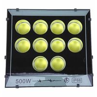 Halogen Led 500W Mocny 50000Lm Zimny Cob 10X50W Wodoodporny Ip66