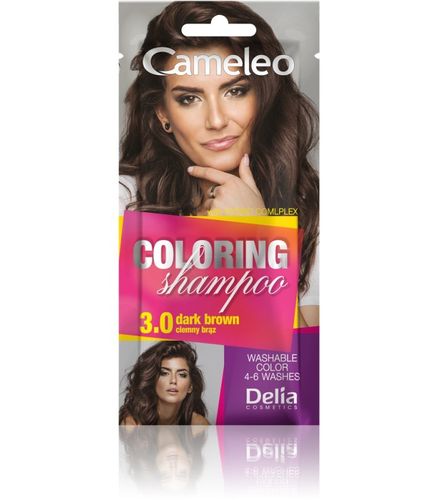 Delia Cosmetics Cameleo Szampon koloryzujący 3.0 ciemny brąz na Arena.pl