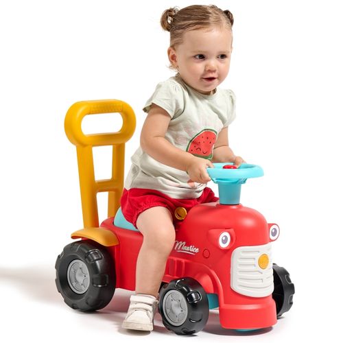 FALK Maurice Traktorek Jeździk Czerwony Pchacz Odpychacz Schowek od 1 roku na Arena.pl
