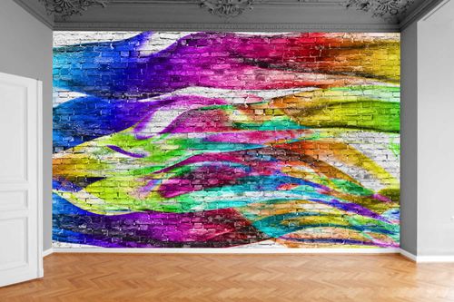 Fototapeta ŚCIANA Z CEGIEŁ MŁODZIEŻOWA 3D 200x130 na Arena.pl