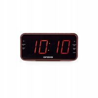 RADIOBUDZIK Z DUŻYM WYŚWIETLACZEM ZEGAR LED RBD-614 ORAVA