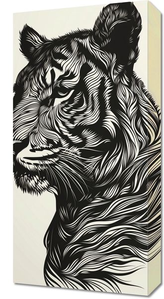 Obraz 30x60cm Tygrysi Gwizd zdjęcie 1