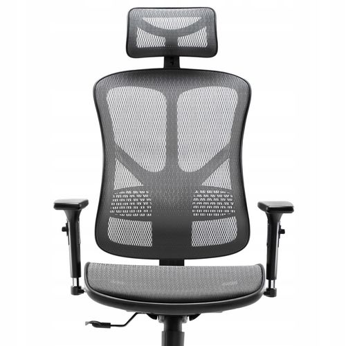 Fotel ergonomiczny Diablo Chairs V-Basic Czarno-szary na Arena.pl