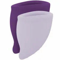 fun factory fun cup violet - zestaw kubeczkow menstruacyjnych a+b