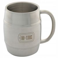 KUBEK TERMICZNY DO PIWA ZE STALI NIERDZEWNEJ KUFEL NIETŁUKĄCY M-TAC 450 ML