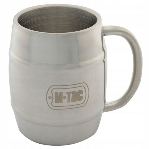 KUBEK TERMICZNY DO PIWA ZE STALI NIERDZEWNEJ KUFEL NIETŁUKĄCY M-TAC 450 ML na Arena.pl