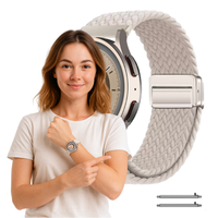 Pasek do Samsung Galaxy Watch 6 Classic 47mm opaska beżowy teleskopy 20mm