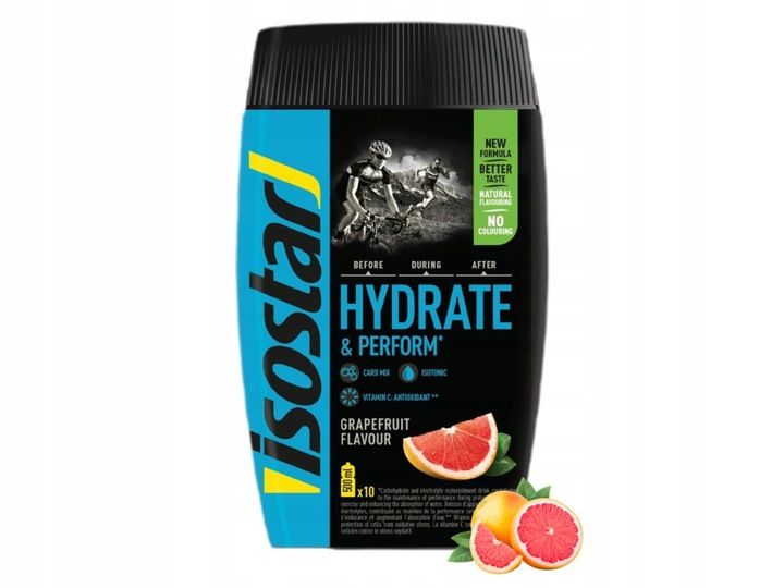 Izotonik ISOSTAR Hydrate & Perform Grejpfrutowy (400 g) zdjęcie 1