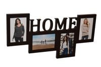Multirama ramka na zdjęcia z napisem  Home mdf 4 zdjęcia