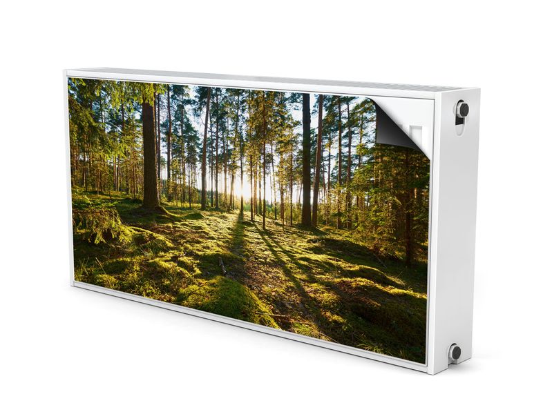 Osłona Magnetyczna Na Kaloryfer Las PEJZAŻ Leśny Natura 80cm x 60cm zdjęcie 2