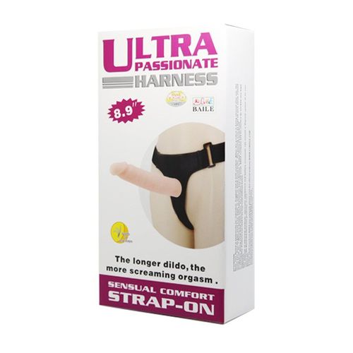 Długi Damski Strap-On Penis Z Kręgosłupem - Ultra Passionate Harness na Arena.pl