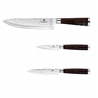 BH-2486 - Zestaw noży 3 el. Berlinger Haus Shine Basalt Eternal Collection