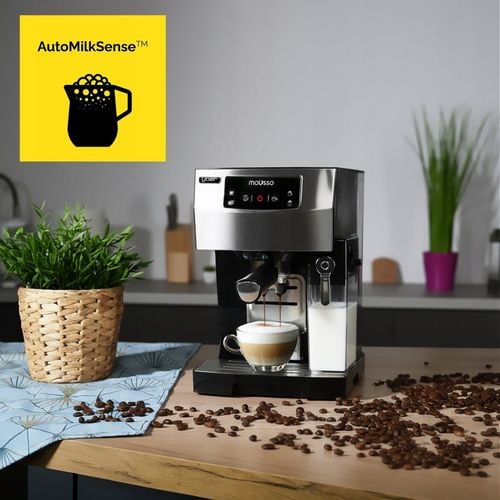 Ekspres do kawy Ciśnieniowy Automatyczny Yoer INOX 20bar + Spieniacz na Arena.pl