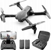 MINI DRON Z KAMERA HD ZDALNIE STEROWANY ZASIEG 300 M WIFI LOT 45 Min 3x AKU