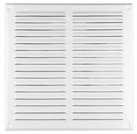 AWENTA MTA10B KRATKA WENTYLACYJNA 30x30 METALOWA Z SIATKĄ BIAŁA