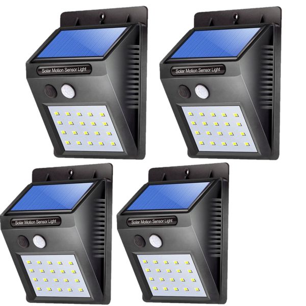 4x HALOGEN LAMPA SOLARNA 20 LED Z CZUJNIKIEM RUCHU zdjęcie 1