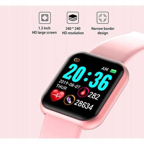 SMARTWATCH ZEGAREK KROKI PULSOKSYMETR TĘTNO FIT PL na Arena.pl