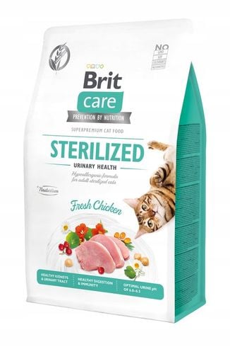Brit Care Cat Grain Free Sterilized Urinary Sucha Karma dla Kota 7kg na Arena.pl