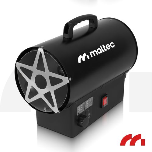 Nagrzewnica Gazowa Dmuchawa z Termostatem na Butlę Wąż Reduktor LCD 25kW na Arena.pl